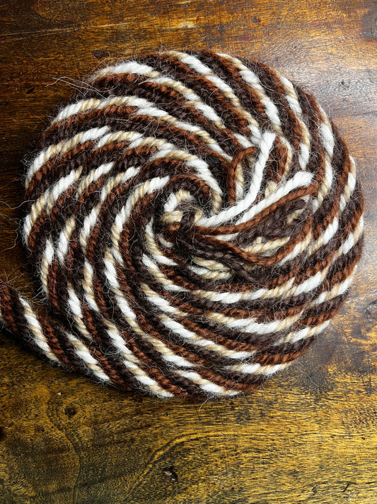 Rênes tressage twist slobbers strap western classique équitation 